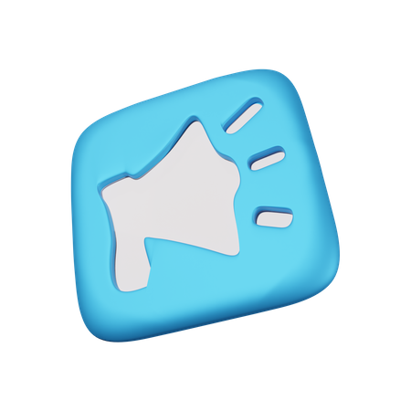 Megaphone  3D Icon