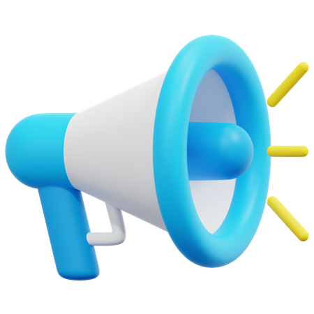 Megaphone  3D Icon