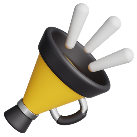 Megaphone  3D Icon