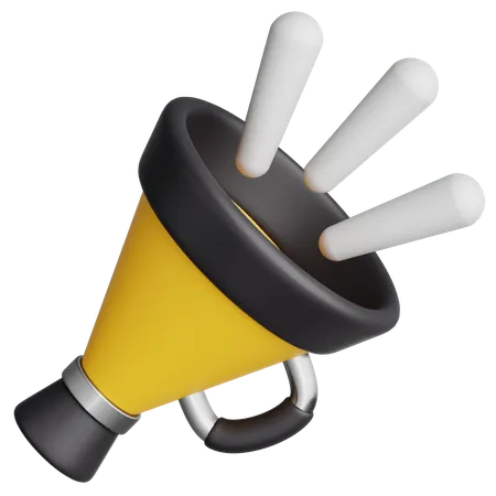 Megaphone  3D Icon