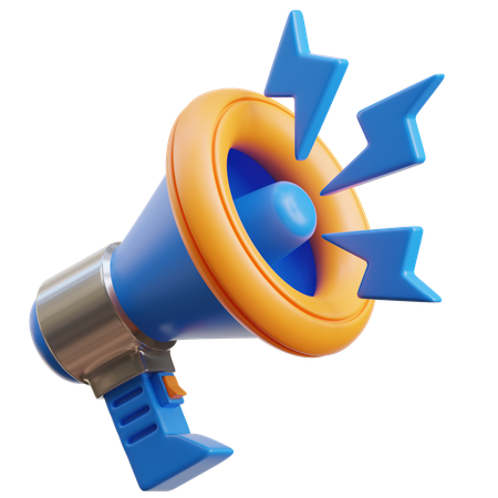 Megaphone  3D Icon