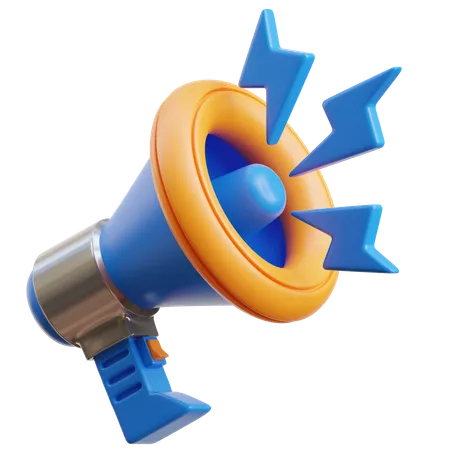 Megaphone  3D Icon