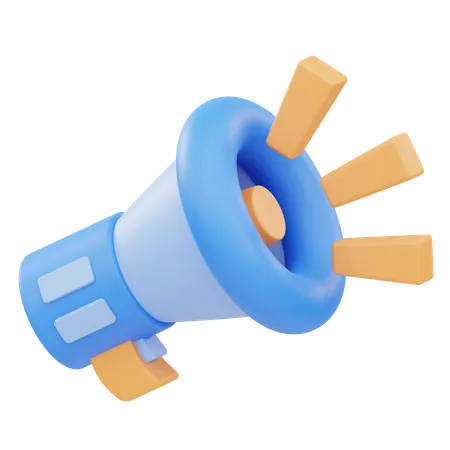 Megaphone  3D Icon