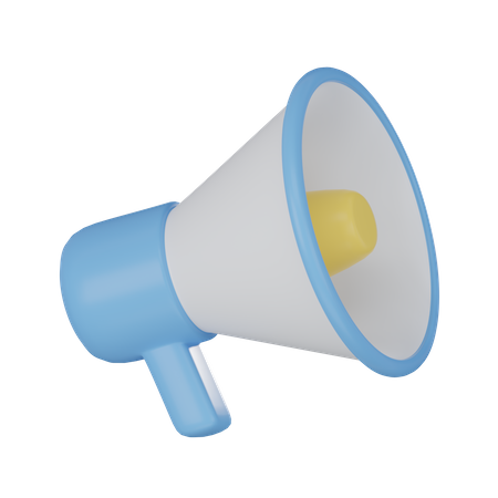 Megaphone  3D Icon