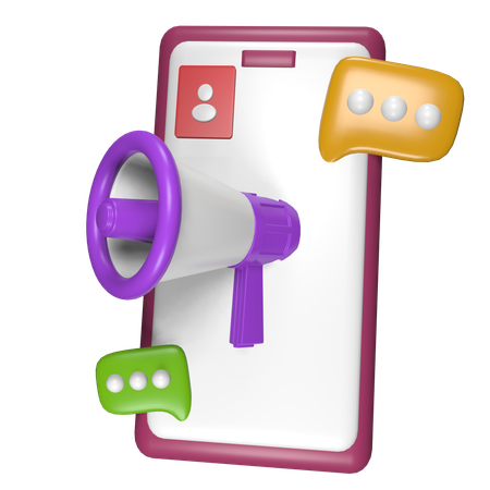 Megaphone  3D Icon