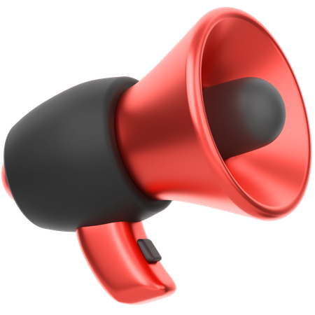 Mégaphone  3D Icon