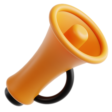 Megaphone  3D Icon