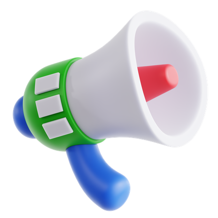 Megaphone  3D Icon