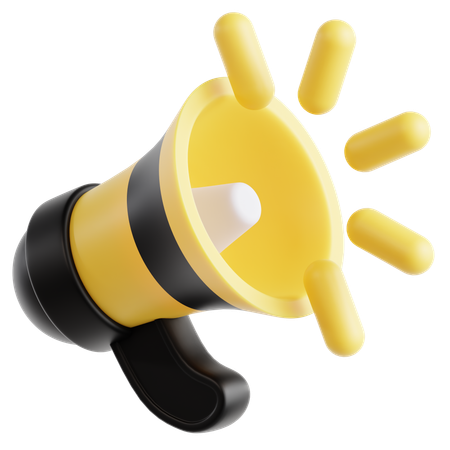 Megaphone  3D Icon