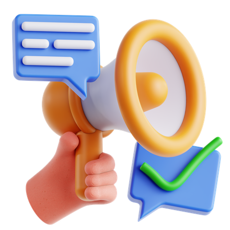 Megaphone  3D Icon