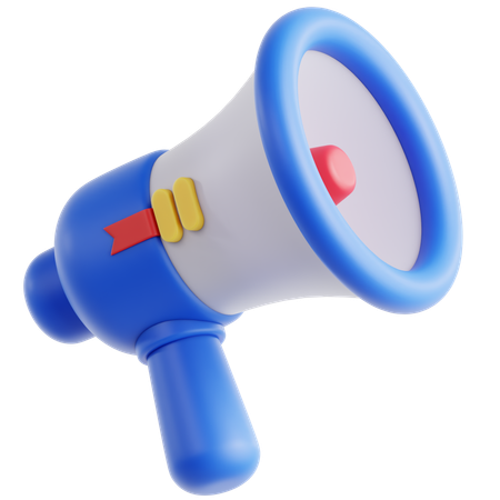 Megaphone  3D Icon