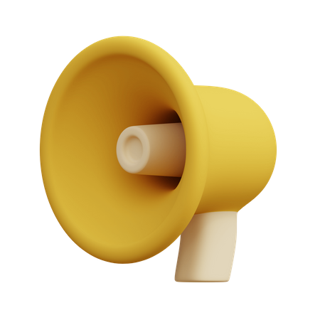 Megaphone 3D Icon