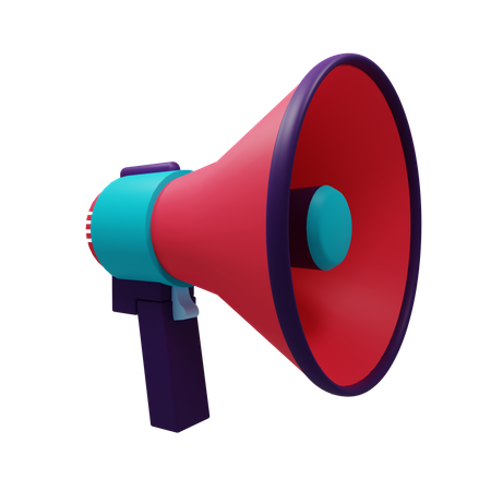 Megaphone  3D Icon