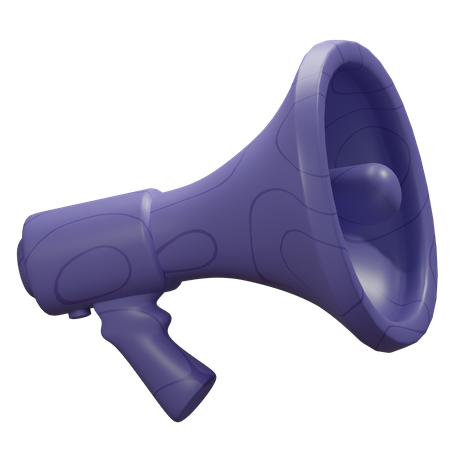 Mégaphone  3D Icon