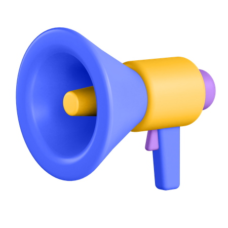 Megaphone  3D Icon