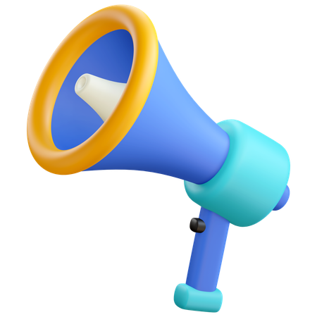 Megaphone  3D Icon
