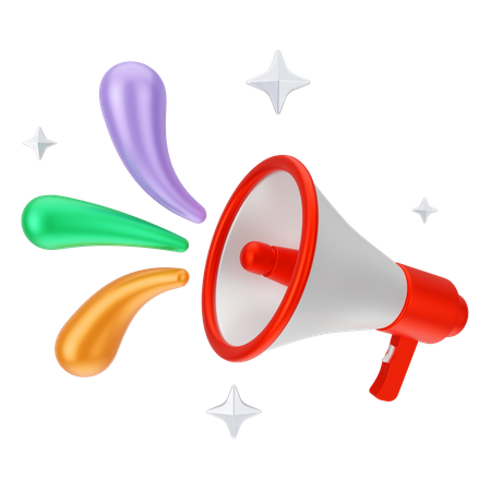 Megaphone  3D Icon