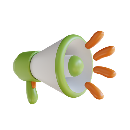 Megaphone  3D Icon