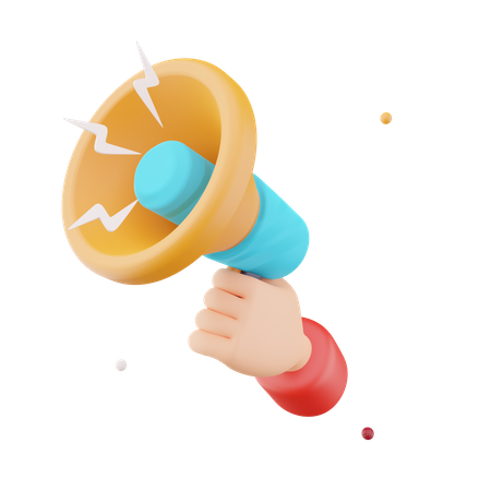 Megaphone  3D Icon