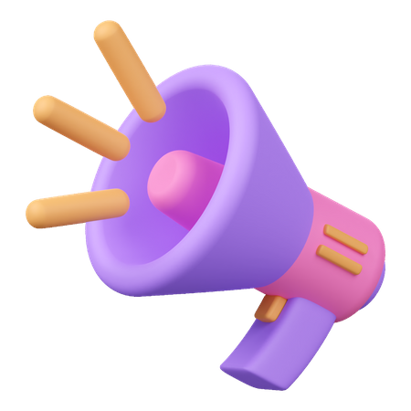 Megaphone  3D Icon