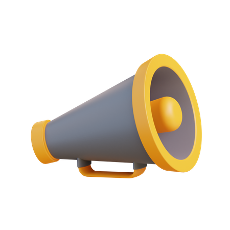 Megaphone  3D Icon