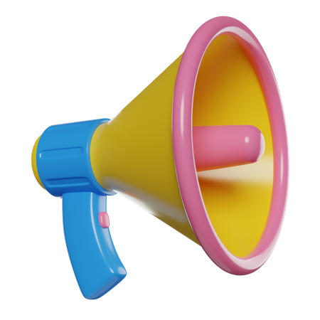 Megaphone  3D Icon