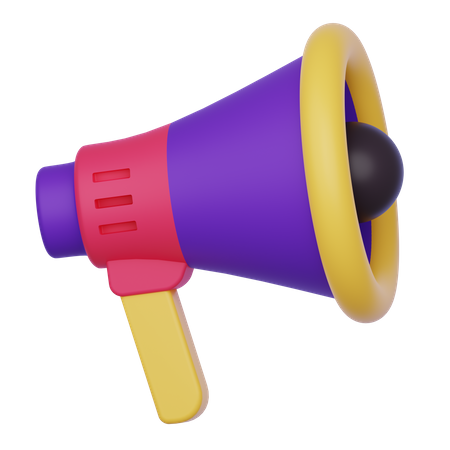 Mégaphone  3D Icon