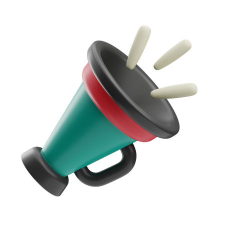 Megaphone  3D Icon