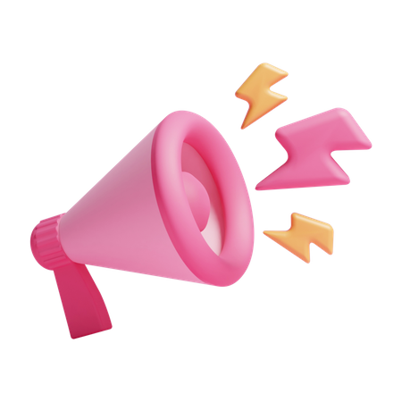 Megaphone  3D Icon