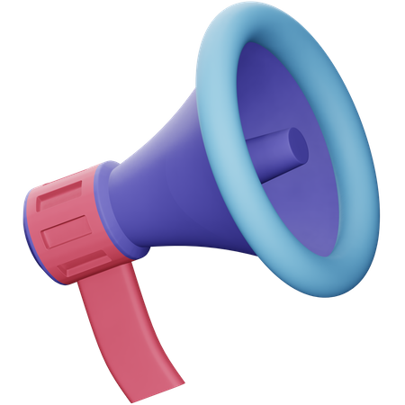 Megaphone  3D Icon