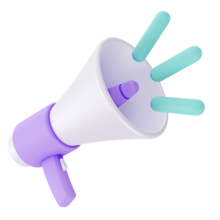 Megaphone  3D Icon