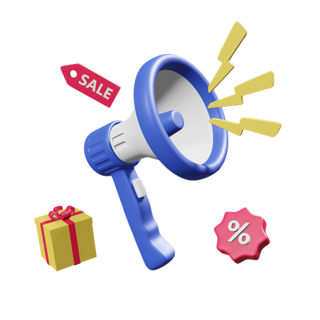 Megaphone  3D Icon