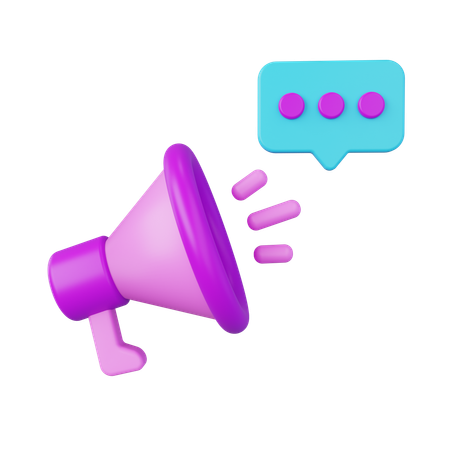 Megaphone  3D Icon