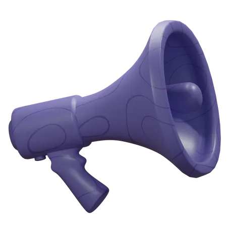 Megaphone  3D Illustration