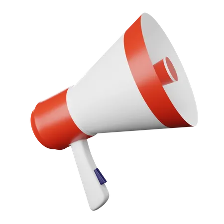 Megaphone  3D Illustration