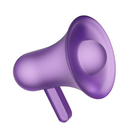 Megaphone  3D Illustration