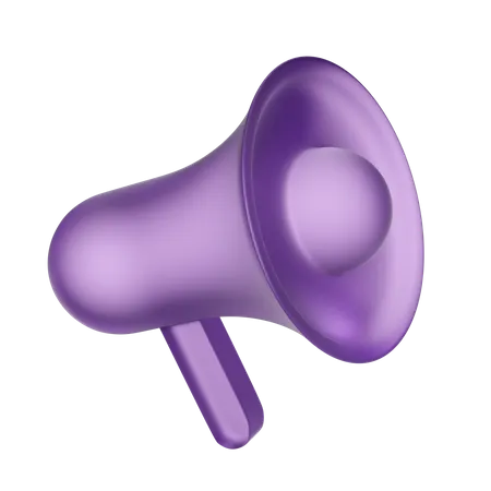 Megaphone  3D Illustration