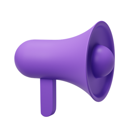 Megaphone  3D Illustration