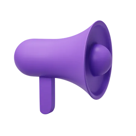 Megaphone  3D Illustration