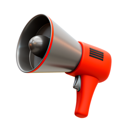 Megaphone  3D Illustration