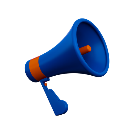 Megaphone  3D Illustration