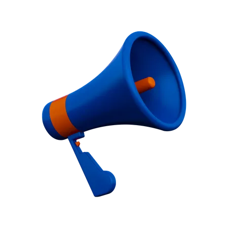 Megaphone  3D Illustration