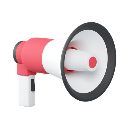 Megaphone  3D Illustration