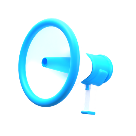 Megaphone  3D Illustration