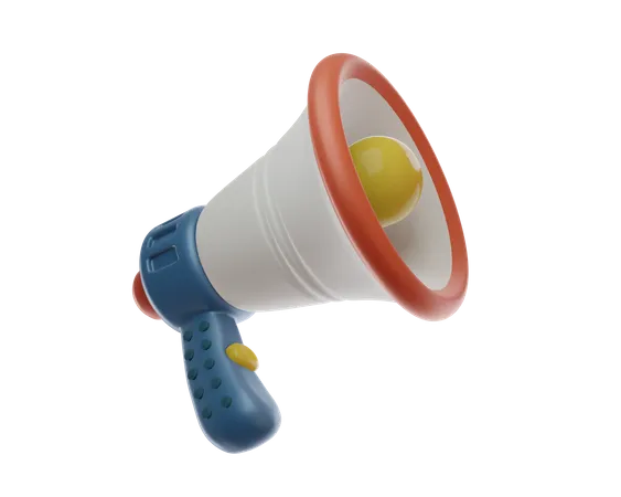 Megaphone  3D Illustration