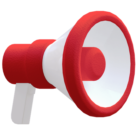 Megaphone  3D Illustration