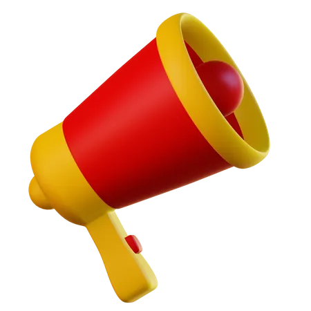 Megaphone  3D Illustration