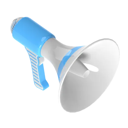 Megaphone  3D Illustration