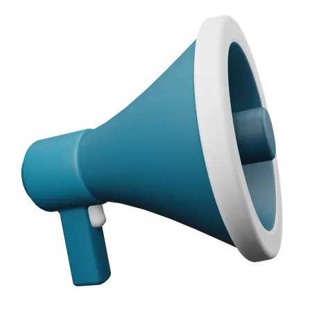 Megaphone  3D Illustration