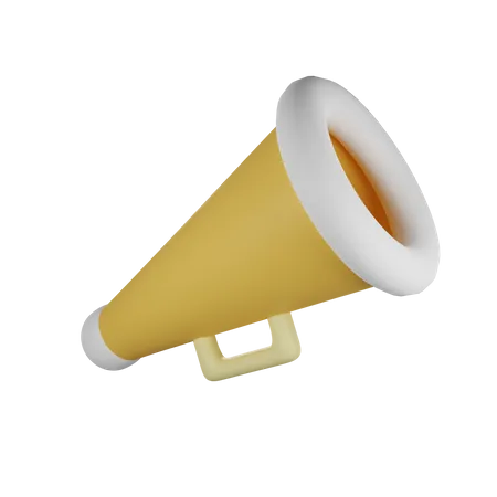 Megaphone  3D Illustration